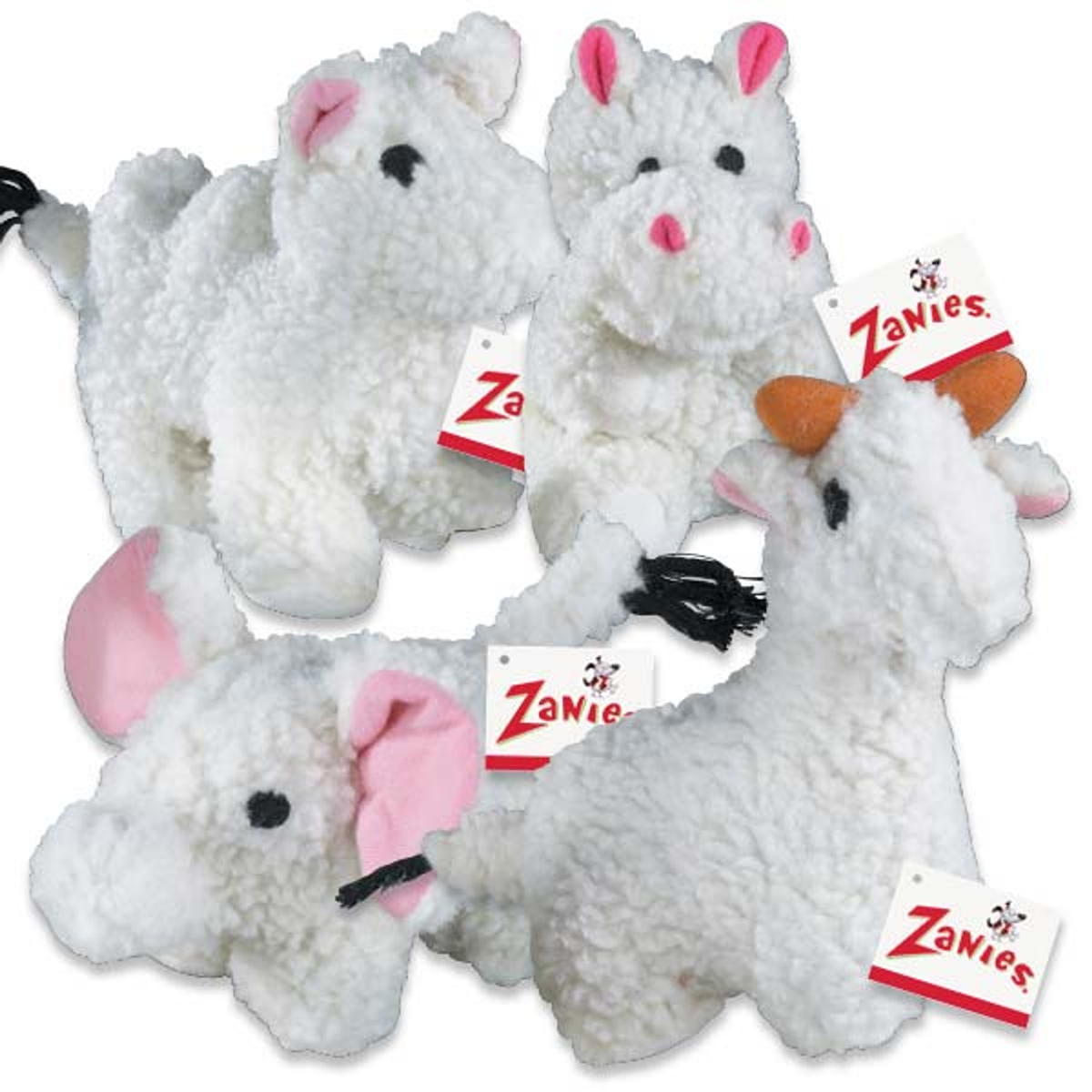 Zanies Fleecy Friend Camel Plush Dog Toy 6-Inch
