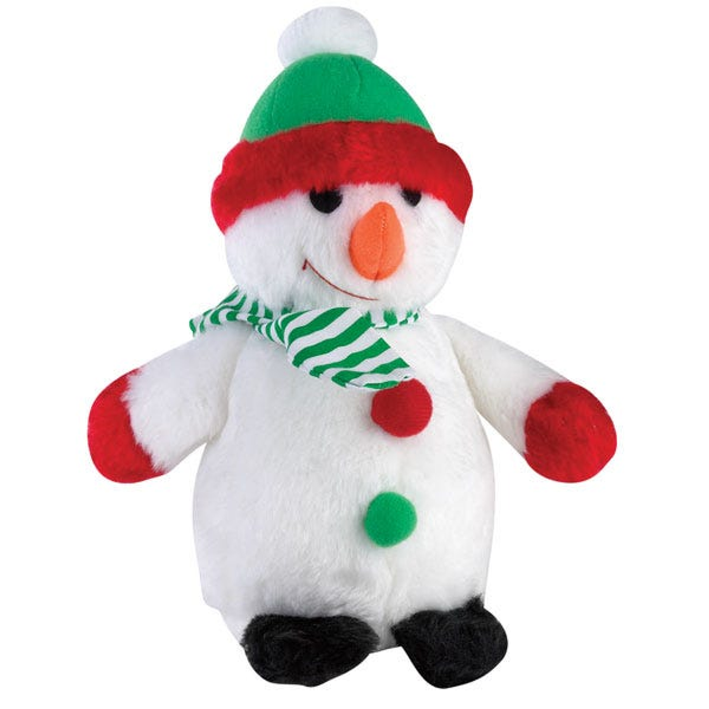 Zanies Holiday Friend Snowman Plush Dog Toy 9-Inch