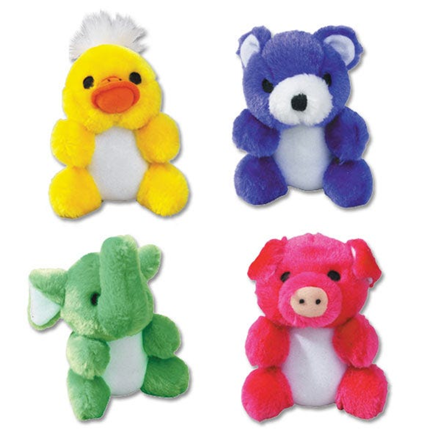 Zanies Kutie Pies Ellie Elephant Plush Dog Toy 4.75-Inch