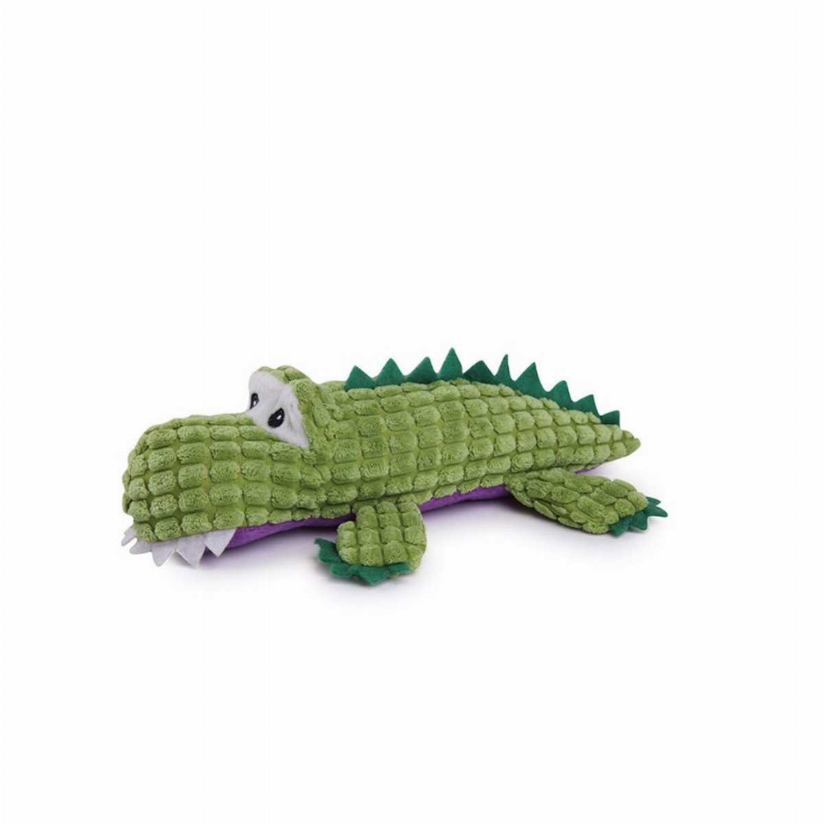 Zanies Corduroy Crocodile Small Plush Dog Toy