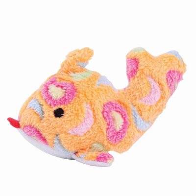 Zanies Sea Charmer Fish Plush Dog Toy, Orange