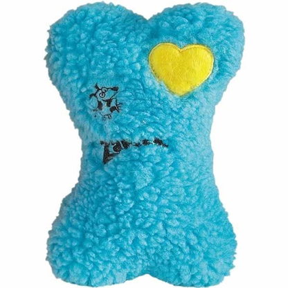 Zanies Embroidered Berber Bone Plush Dog Toy