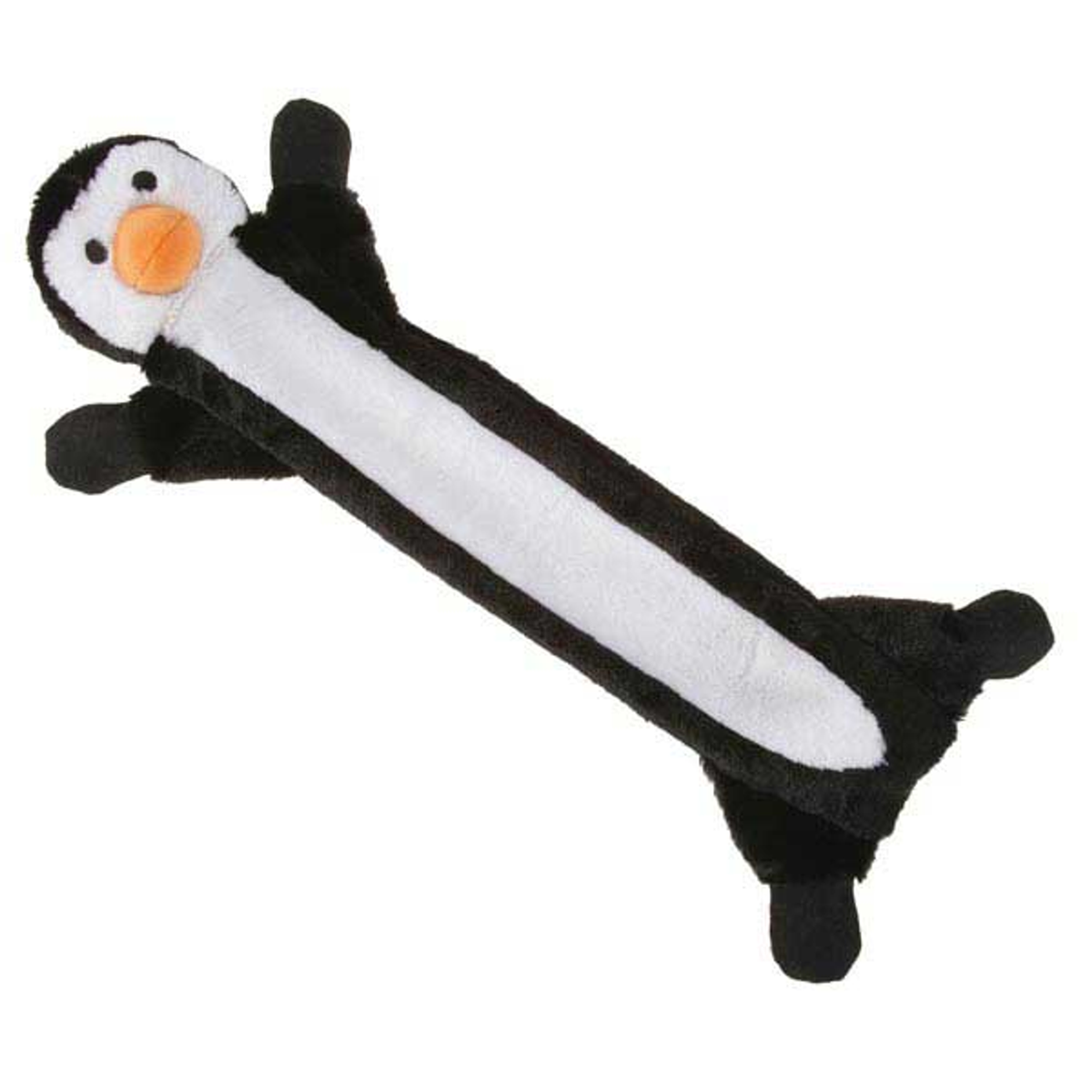Zanies Festive Unstuffies Penguin Dog Toy