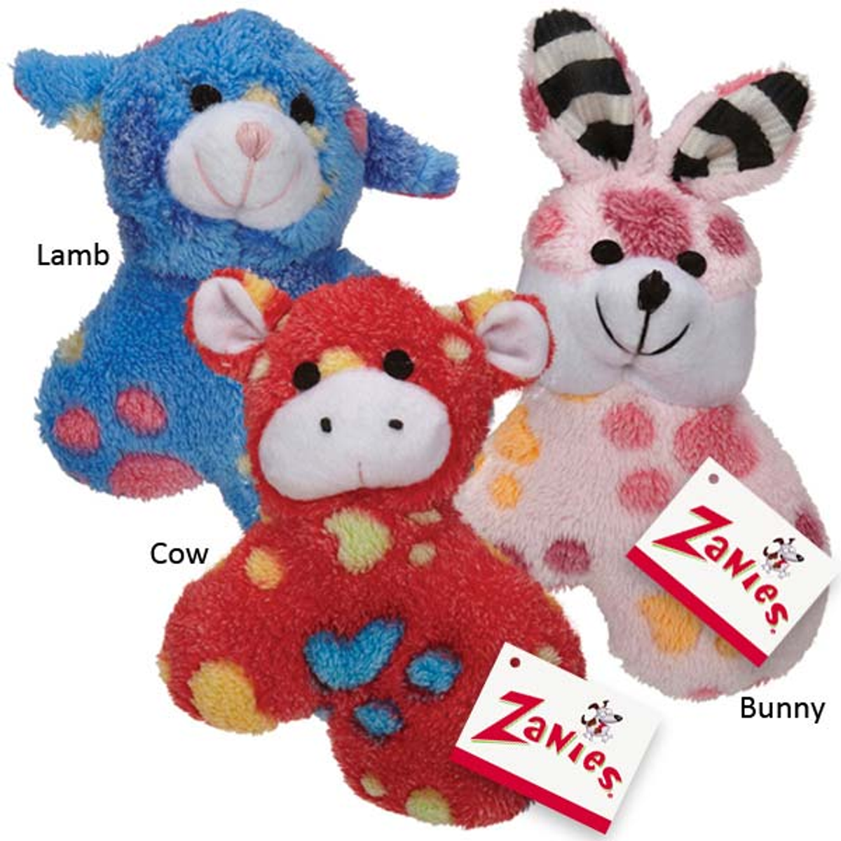 Zanies Silly Squad Bunny Plush Dog Toy