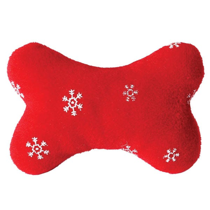Zanies Blizzard Bone Plush Dog Toy