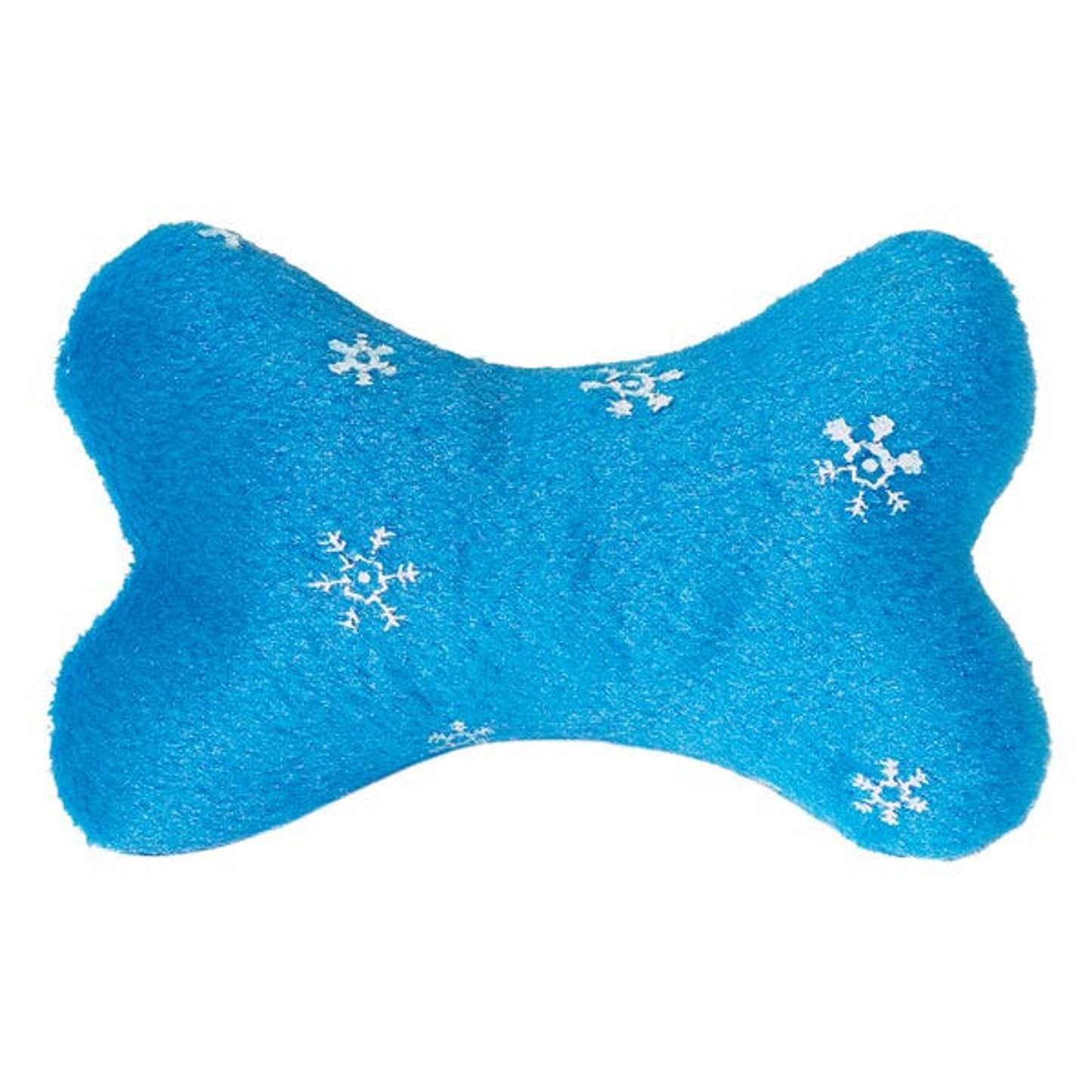 Zanies Blizzard Bone Plush Dog Toy