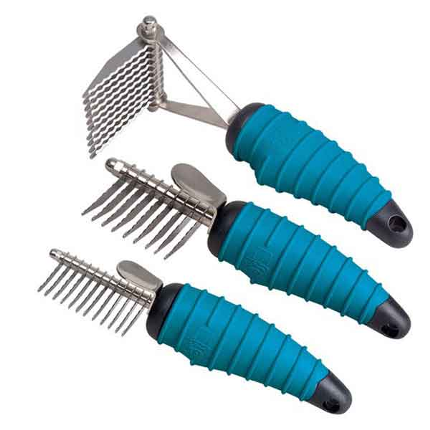 Master Grooming Tools Ergonomic 10-Blade Dematting Rake