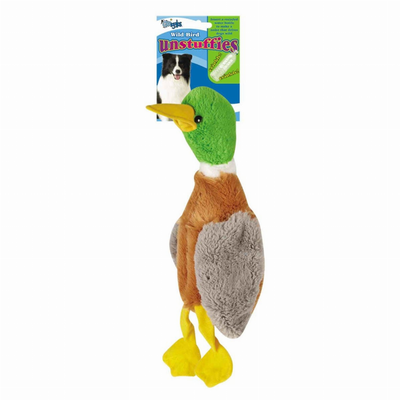 Griggles Wild Bird Unstuffies Duck Dog Toy