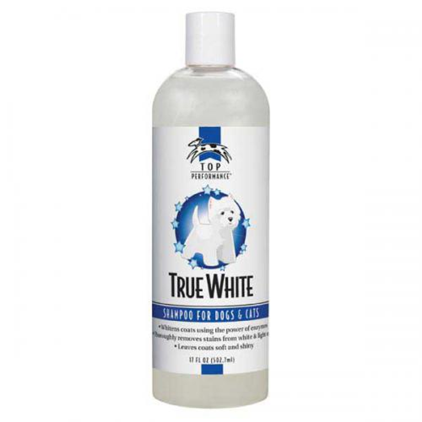 Top Performance True White Whitening Dog Shampoo 17 oz