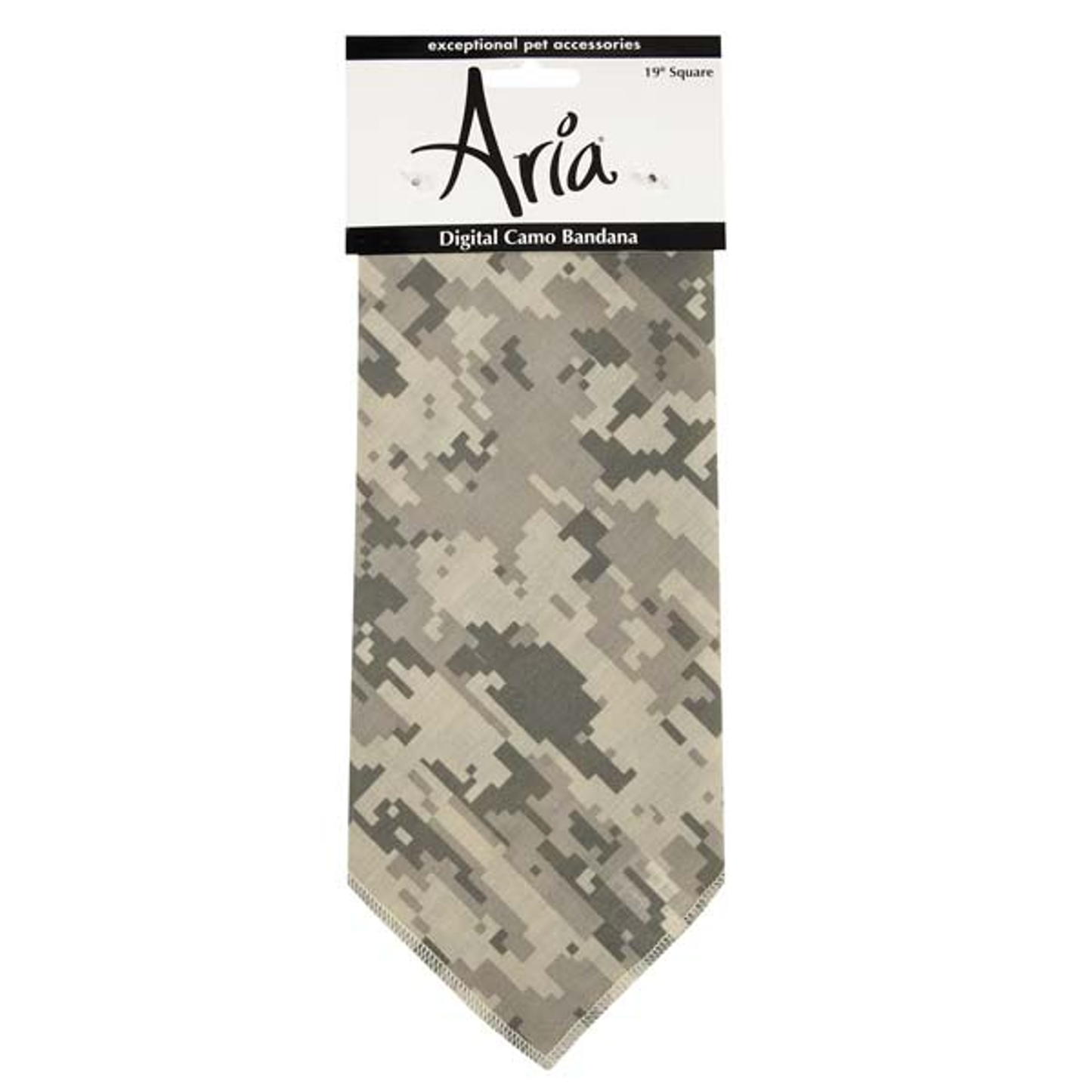 Aria Digital Camo Dog Bandana - Green