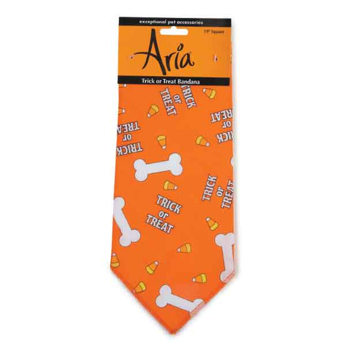Aria Trick or Treat Dog Bandana - Orange
