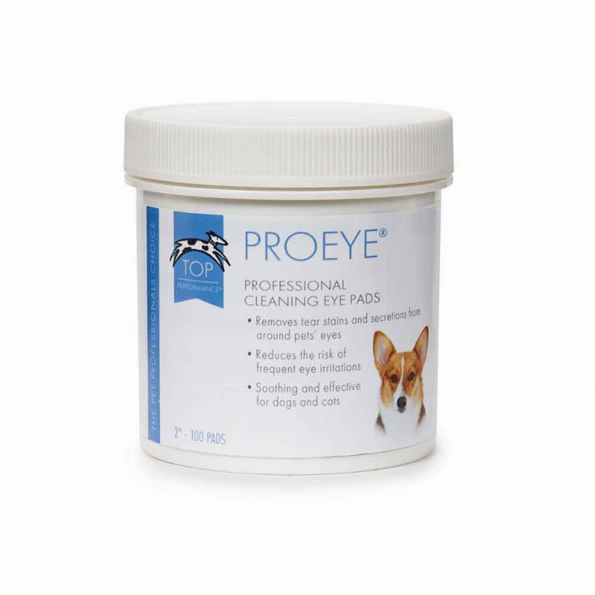 Top Performance Cleansing Eye Pads for Pets 100-Pack