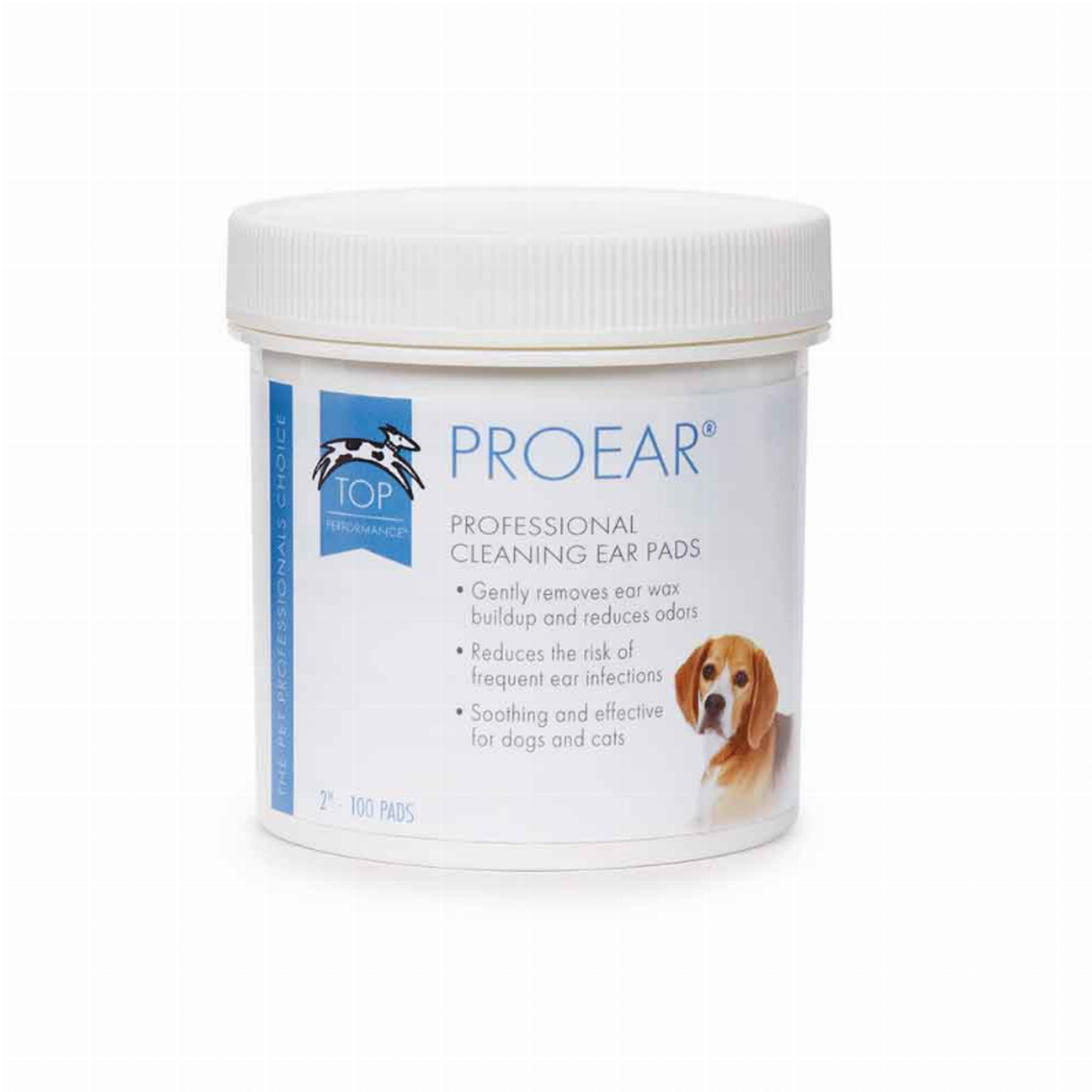 Top Performance Cleansing Ear Pads for Pets 100-Pack