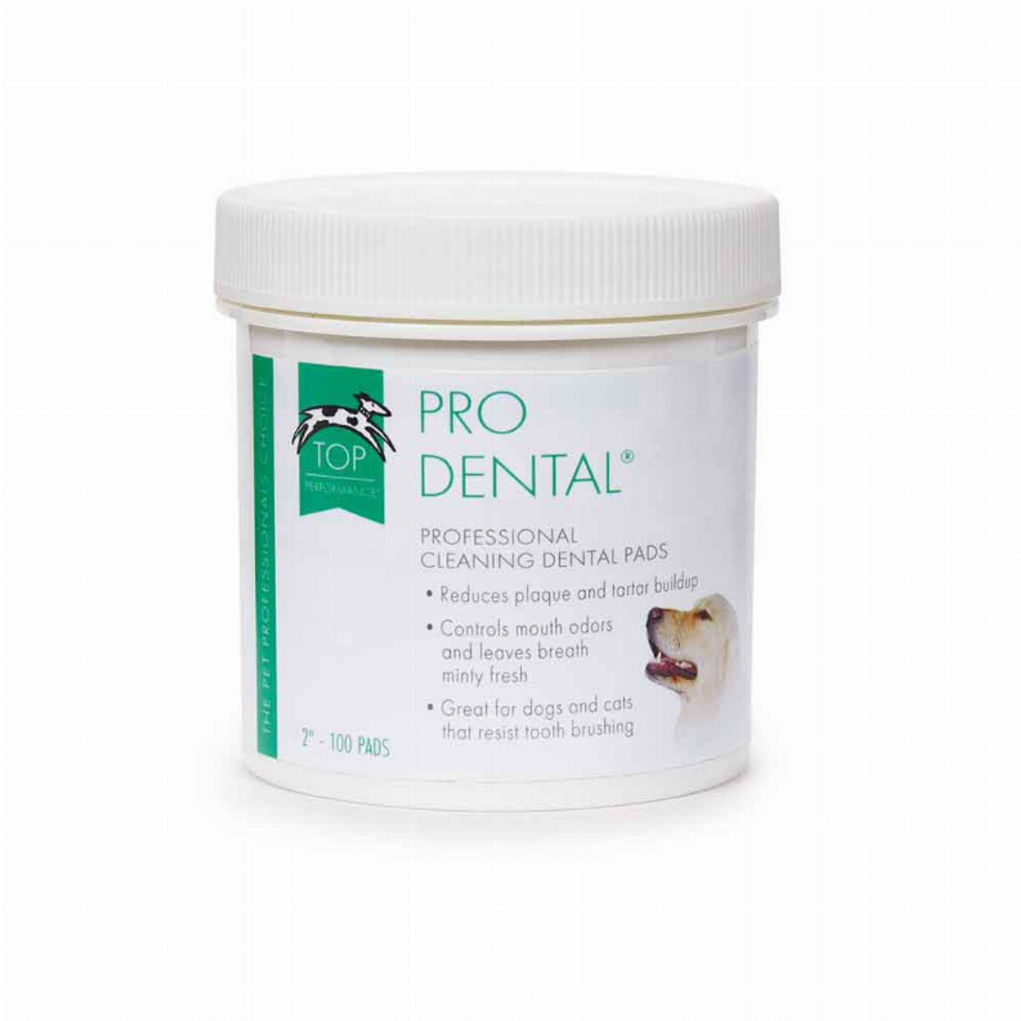 Top Performance Cleansing Dental Pads for Pets 100-Pack