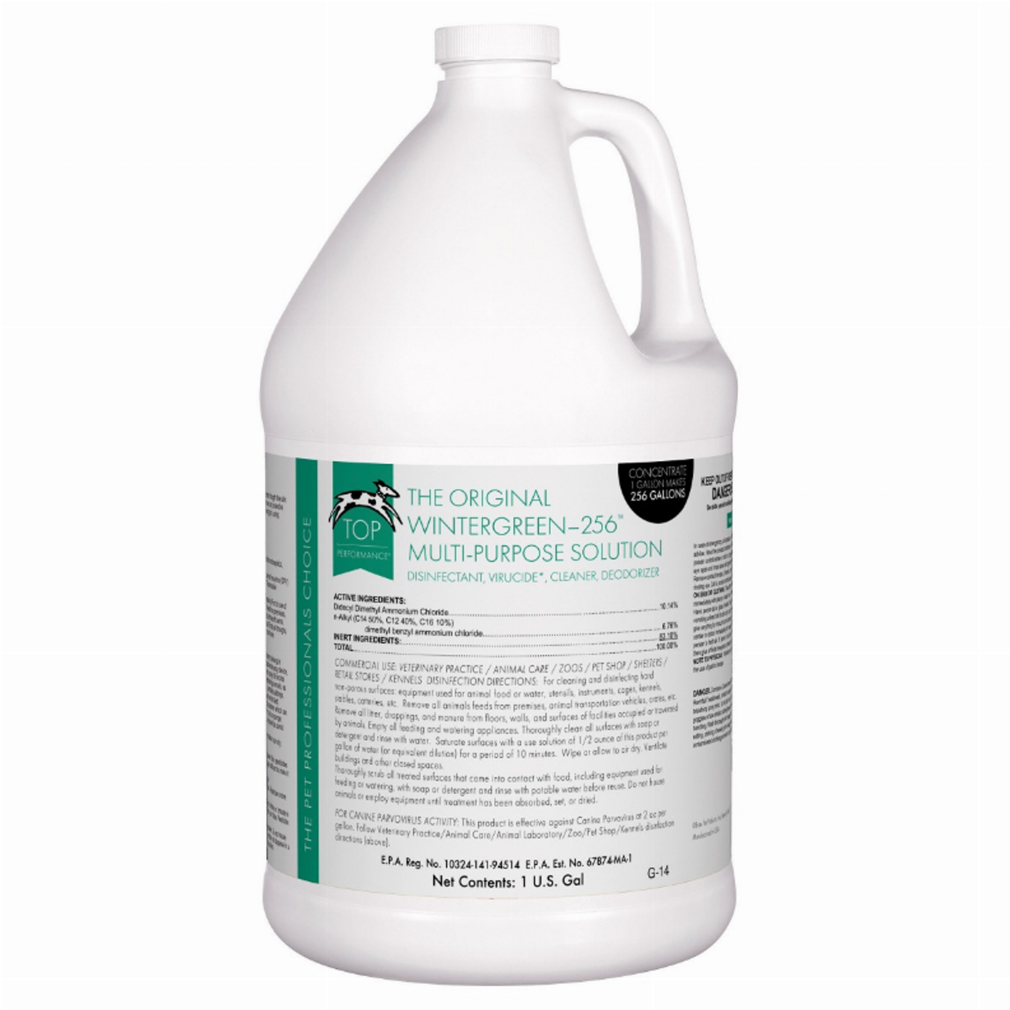 Top Performance 256 Pet Kennel Disinfectant Gallon