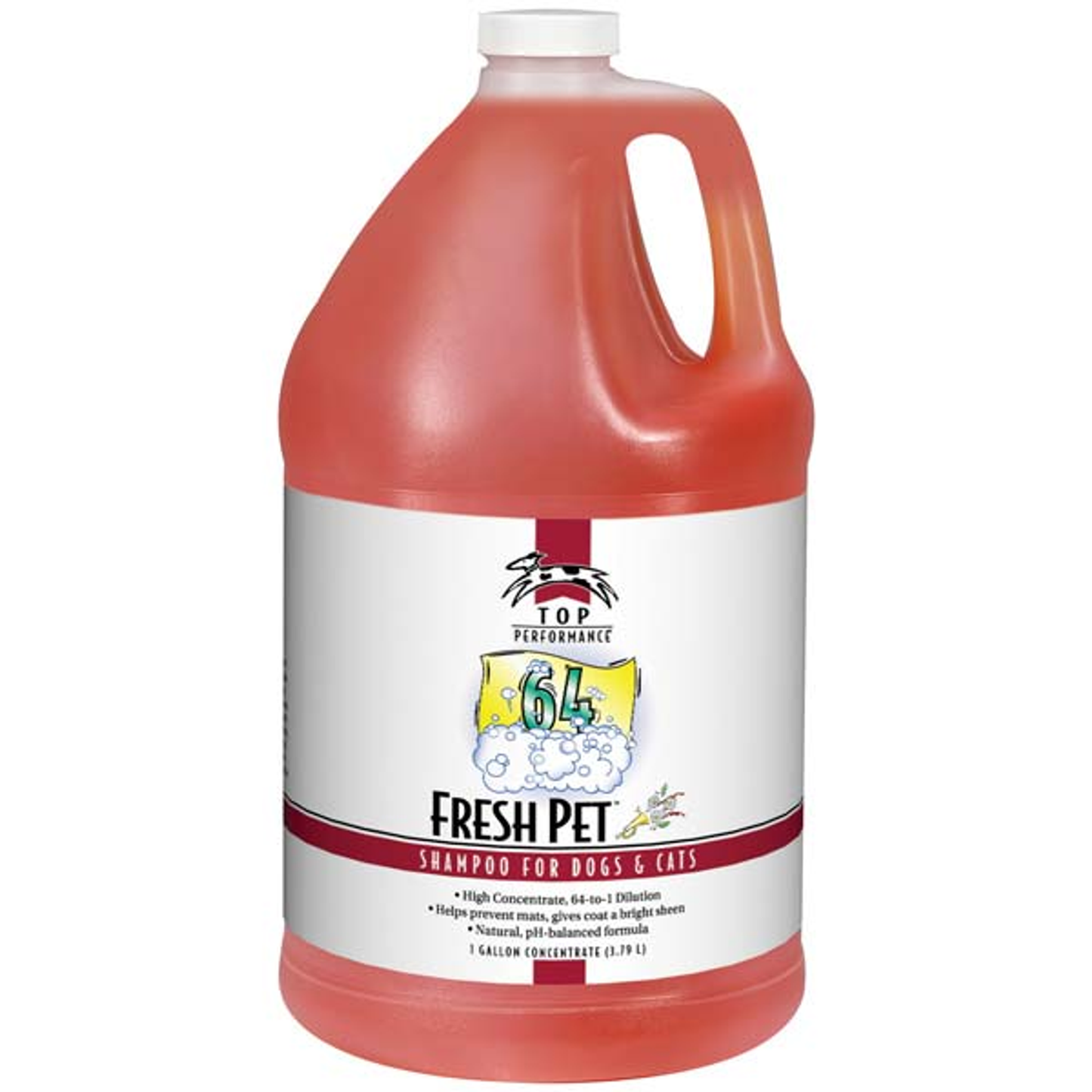 Top Performance 64 Concentrated Pet Shampoo Gallon