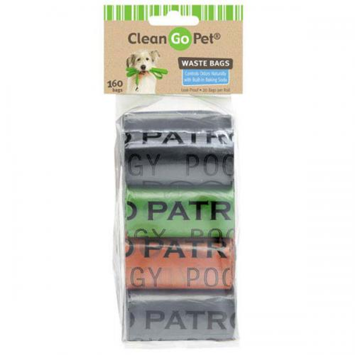 Clean Go Pet Humor Dog Waste Bags, 8-Pack