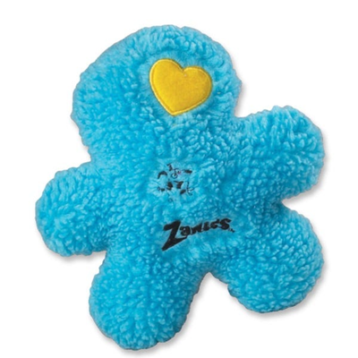 Zanies Embroidered Berber Boy Plush Dog Toy - berber fabric boy character squeaker toy for dogs