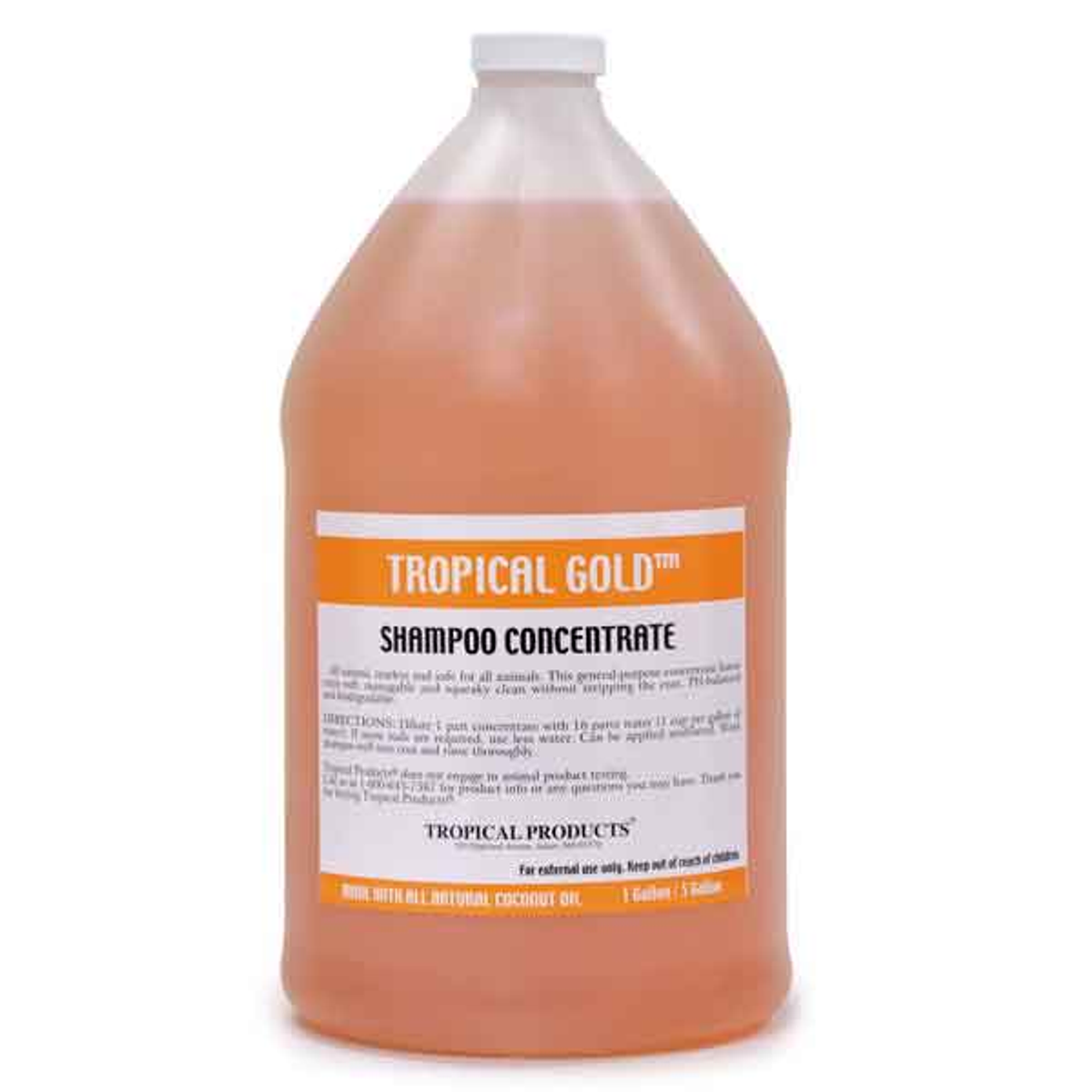 Tropical Gold Pet Shampoo, 1 Gallon