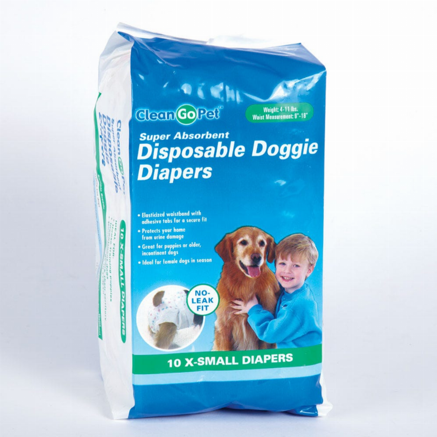 Clean Go Pet Disposable Doggy Diapers