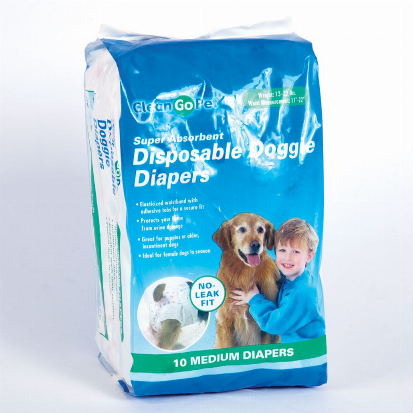 Clean Go Pet Disposable Doggy Diapers