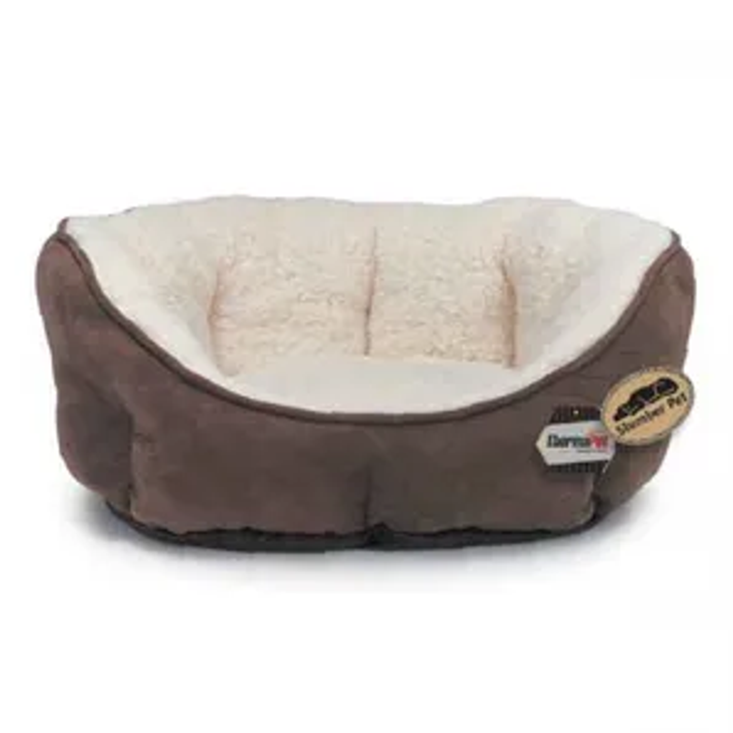 Slumber Pet ThermaPet Bolster Dog Bed (Brown)