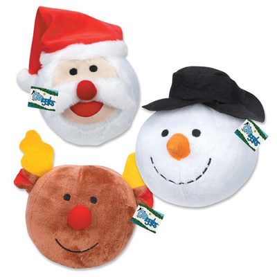 Griggles Snowball Gang Santa Dog Toy