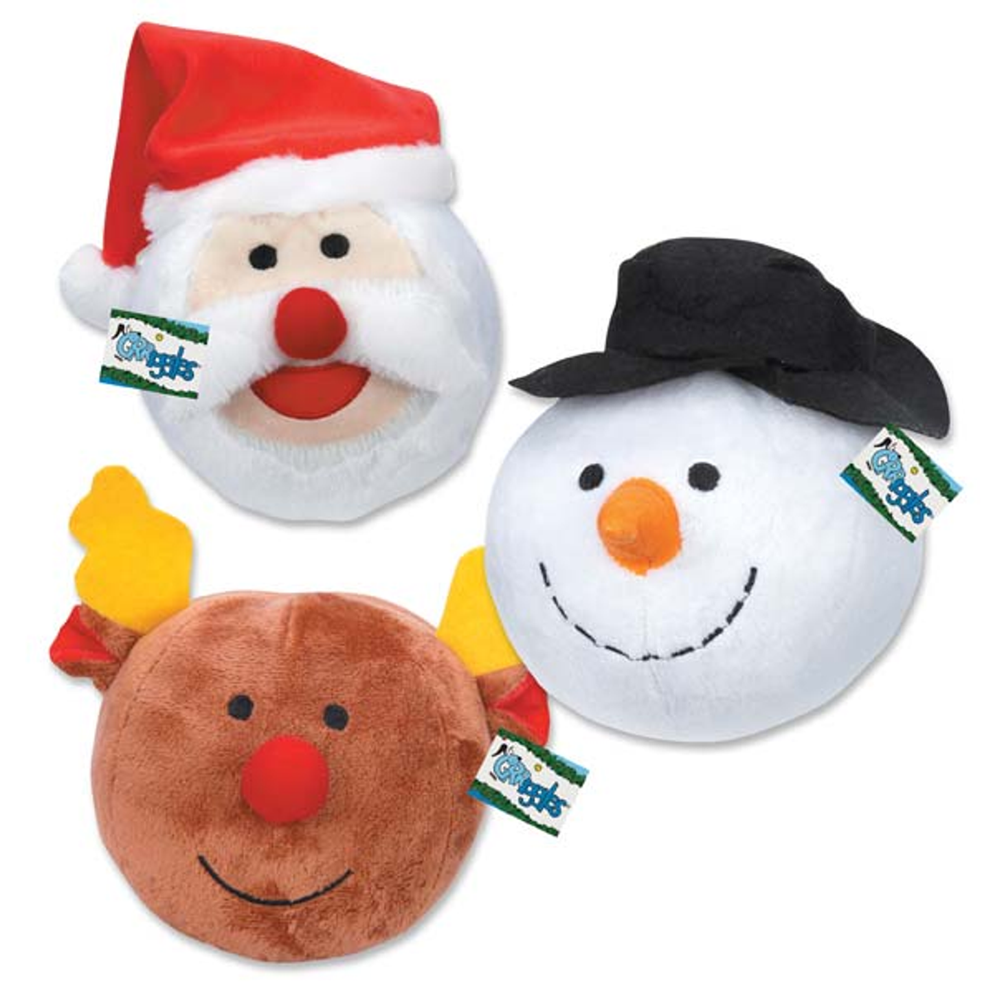 Griggles Snowball Gang Snowman Dog Toy