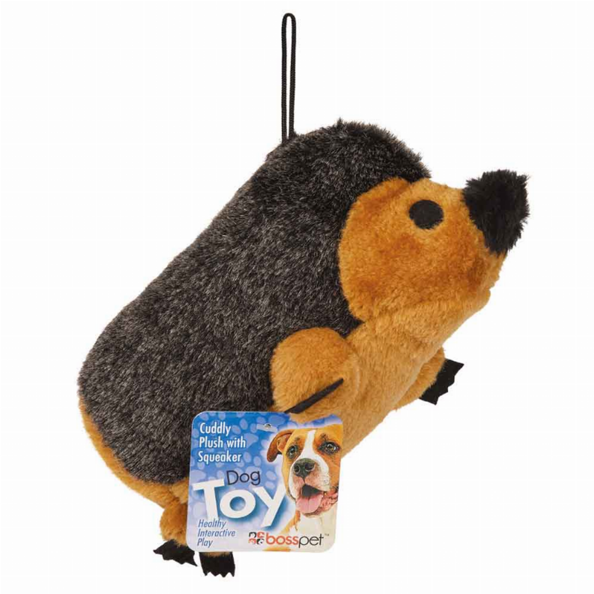 Boss Pet Hedgehog Plush Dog Toy