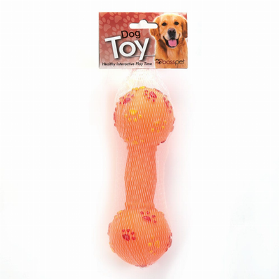 Boss Pet Large Vinyl Dumbbell Dog Toy
