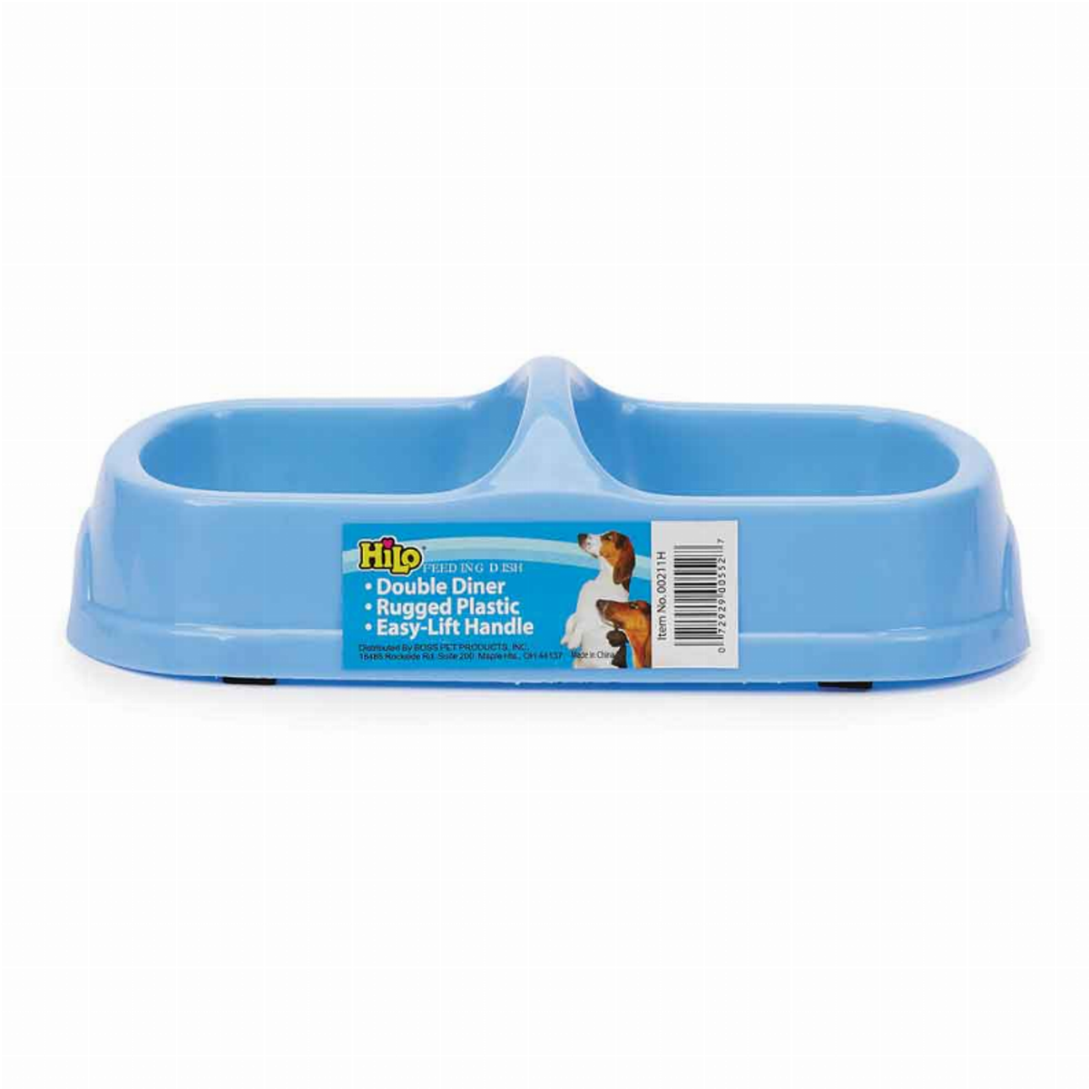 HiLo Medium Double Diner Pet Bowl Feeder