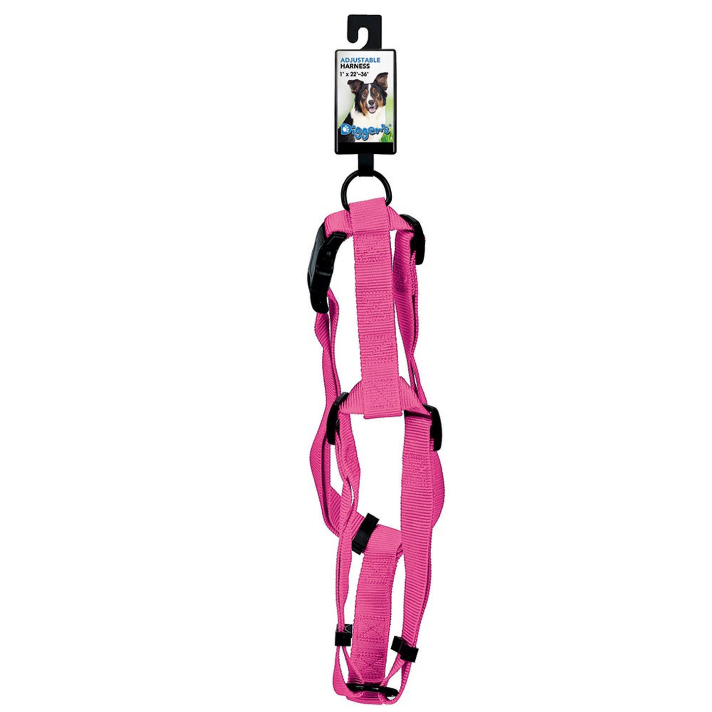 Digger's 1 in Adjustable Nylon Dog Harness