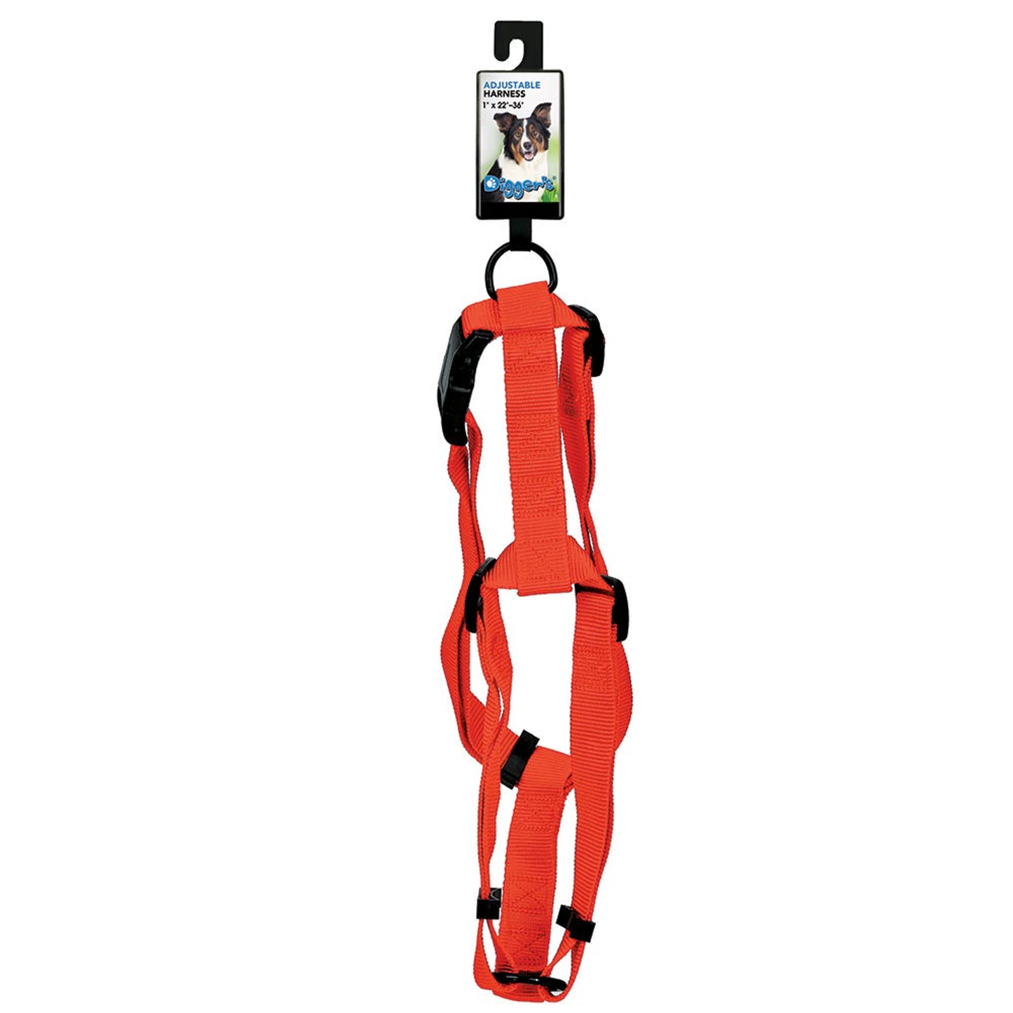 Digger's 1 in Adjustable Nylon Dog Harness
