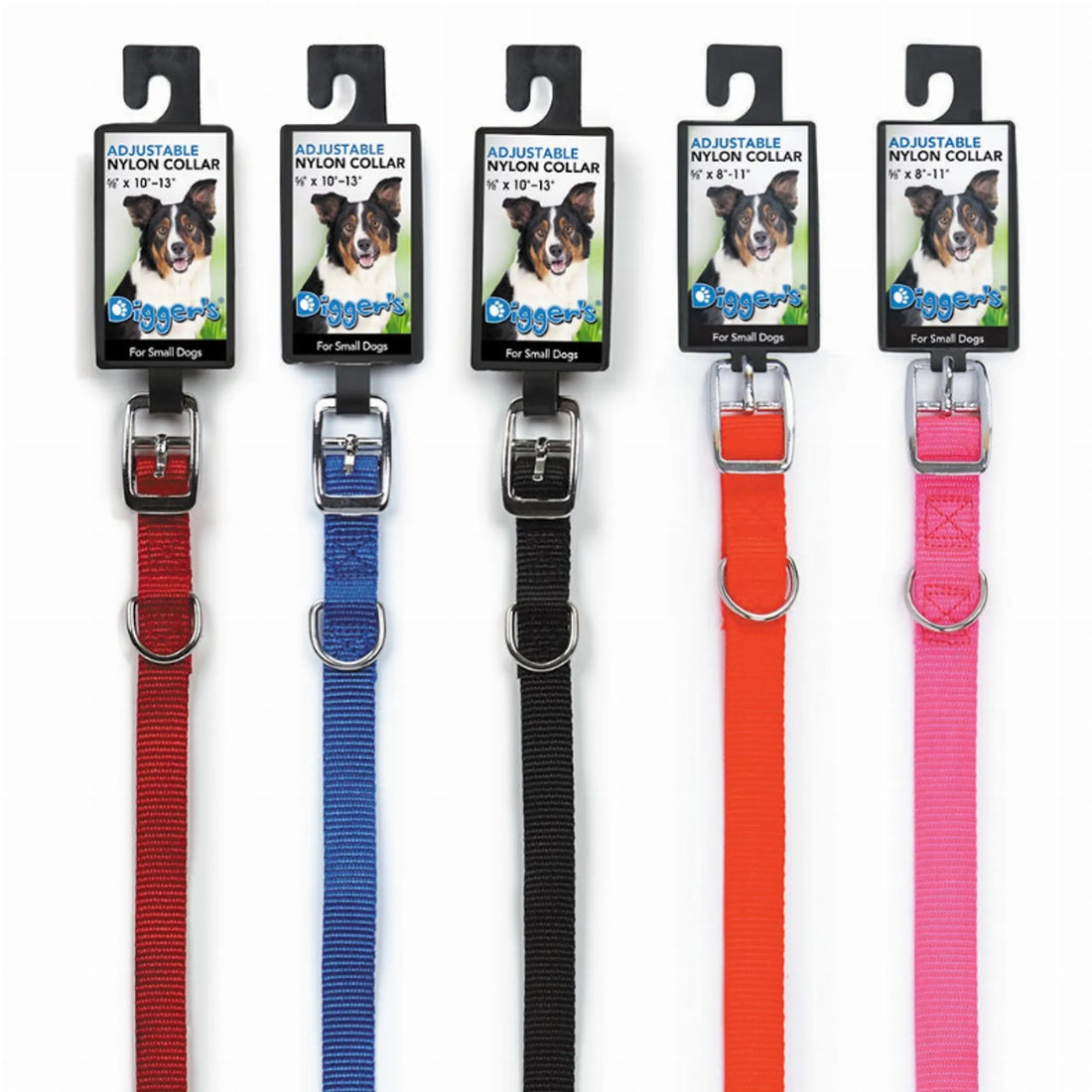 DGR 5/8in Nylon Collar 10in Blue