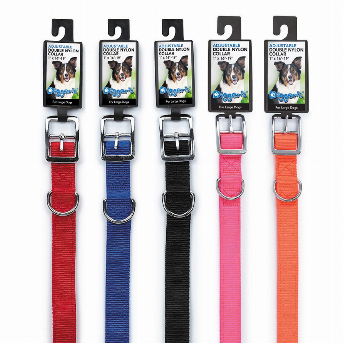 Digger's 1 in Nylon Dog Collar