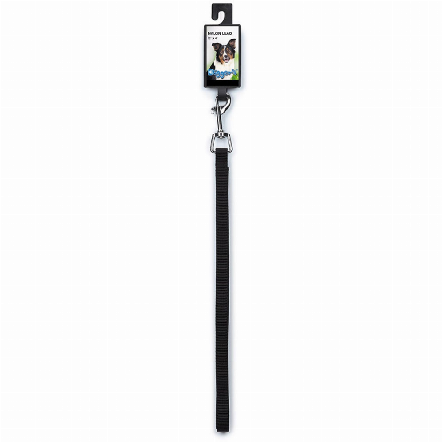 Digger's 1/2 in Nylon Dog Leash, 48 in