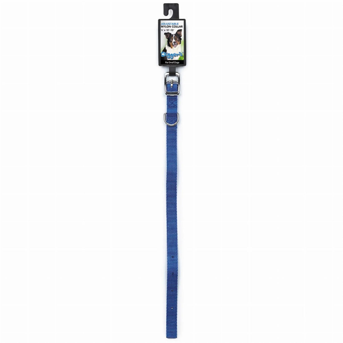 DGR 5/8in Nylon Collar 10in Blue