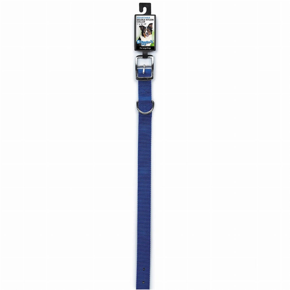DGR 1in Dbl Nylon Collar 18in Black