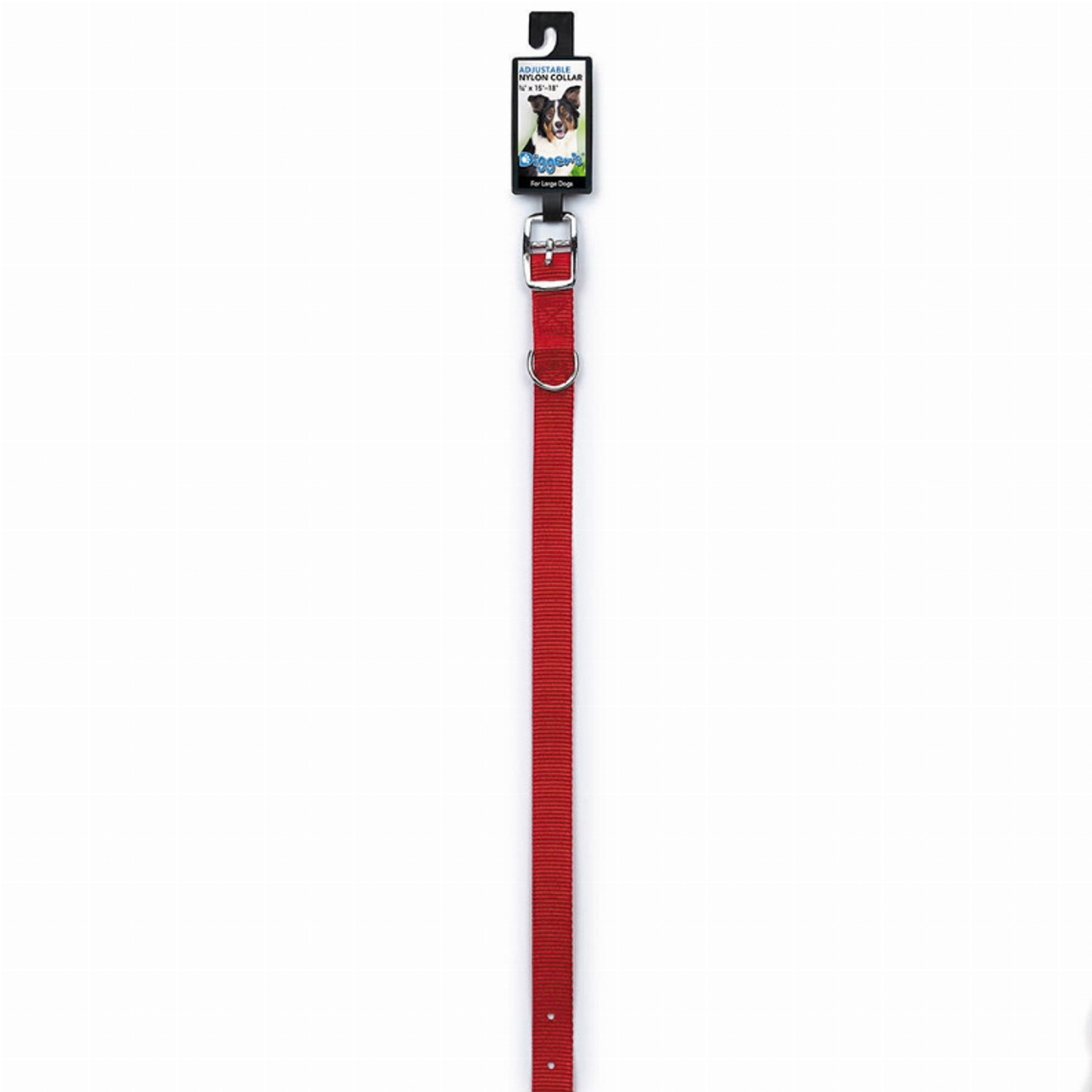 Digger's 3/4 in Nylon Dog Collar (Assorted)