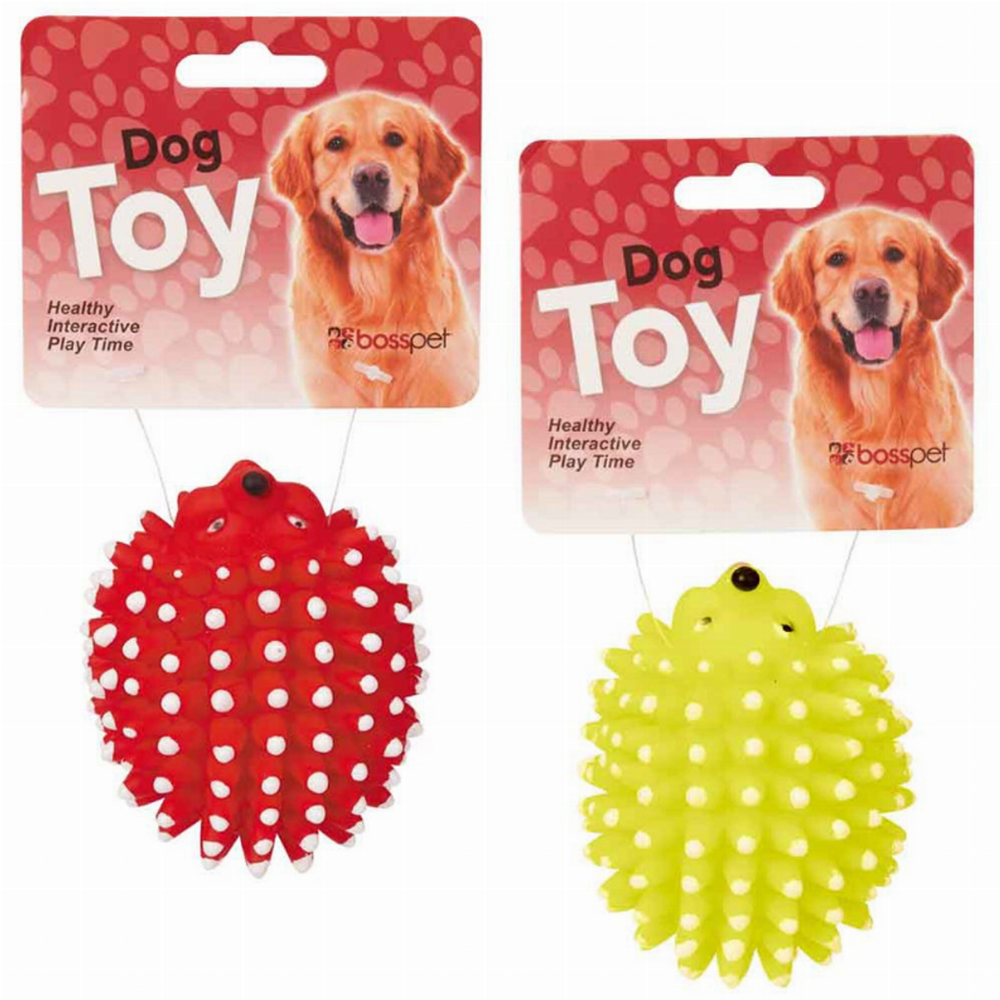 Boss Pet Vinyl Hedgehog Dog Toy