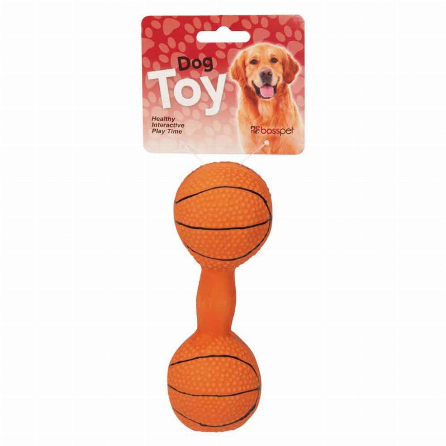 Boss Pet Latex Dumbbell Dog Toy