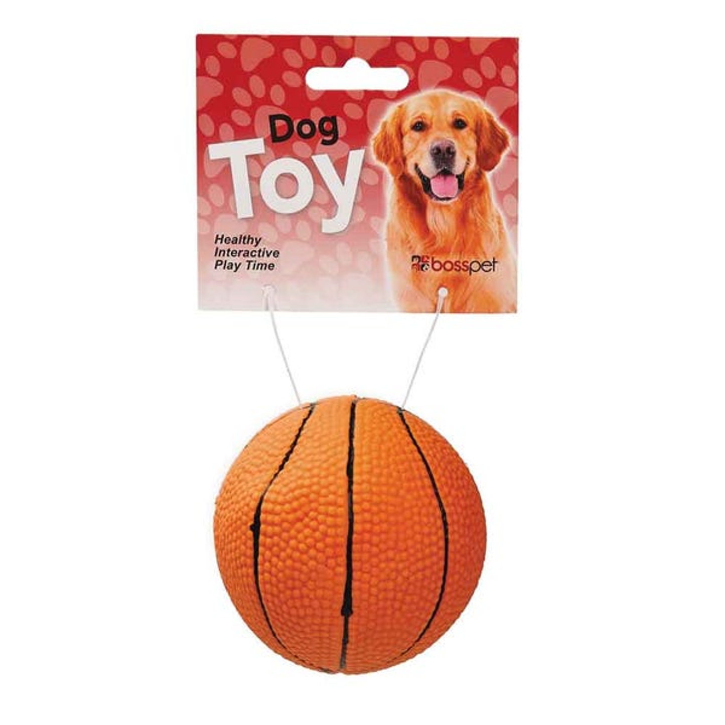 Boss Pet Latex Basketball Dog Toy