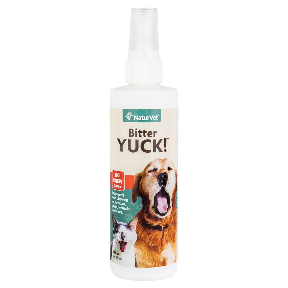 NaturVet Bitter Yuck No Chew Spray 16 oz