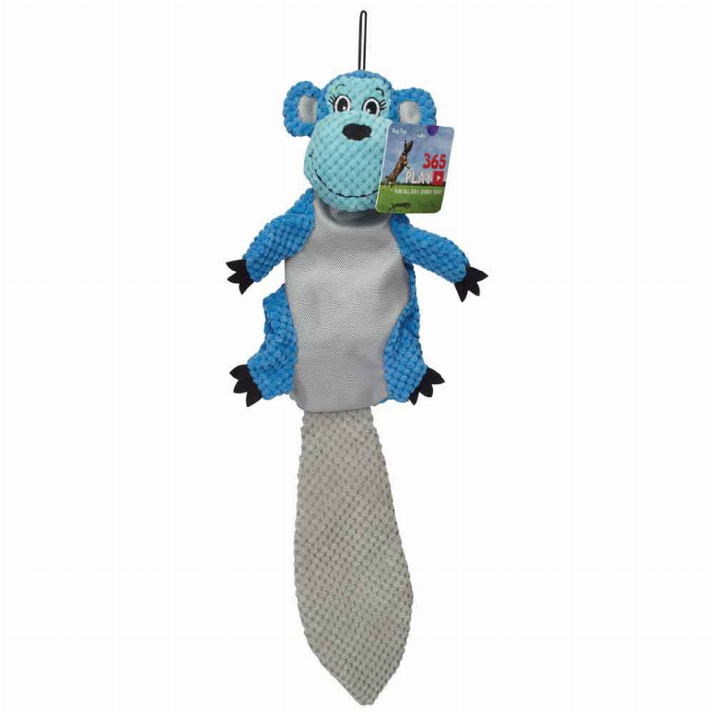 Play 365 Crinkle Flatty Plush Dog Toy