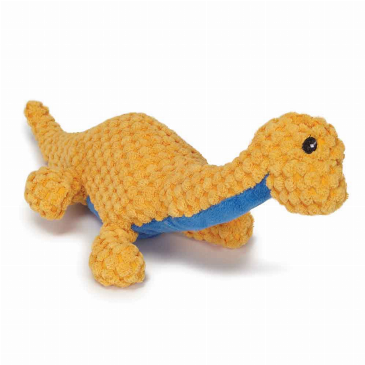 Play 365 Jurassic Cord Crew Brachi Plush Dog Toy Small