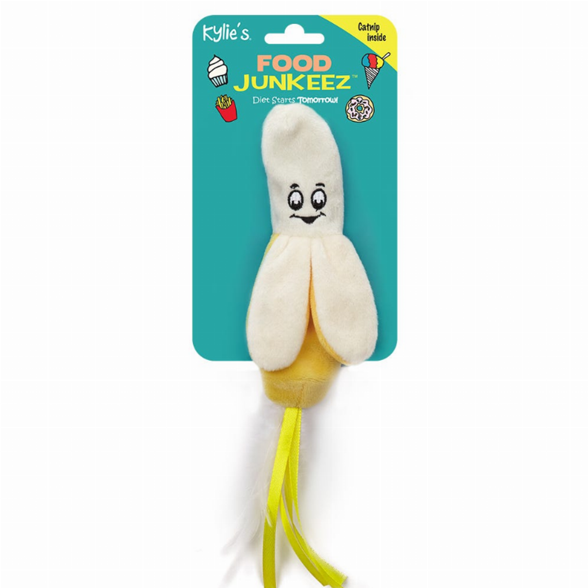 Kylie's Brights Banana Kicker Cat Toy