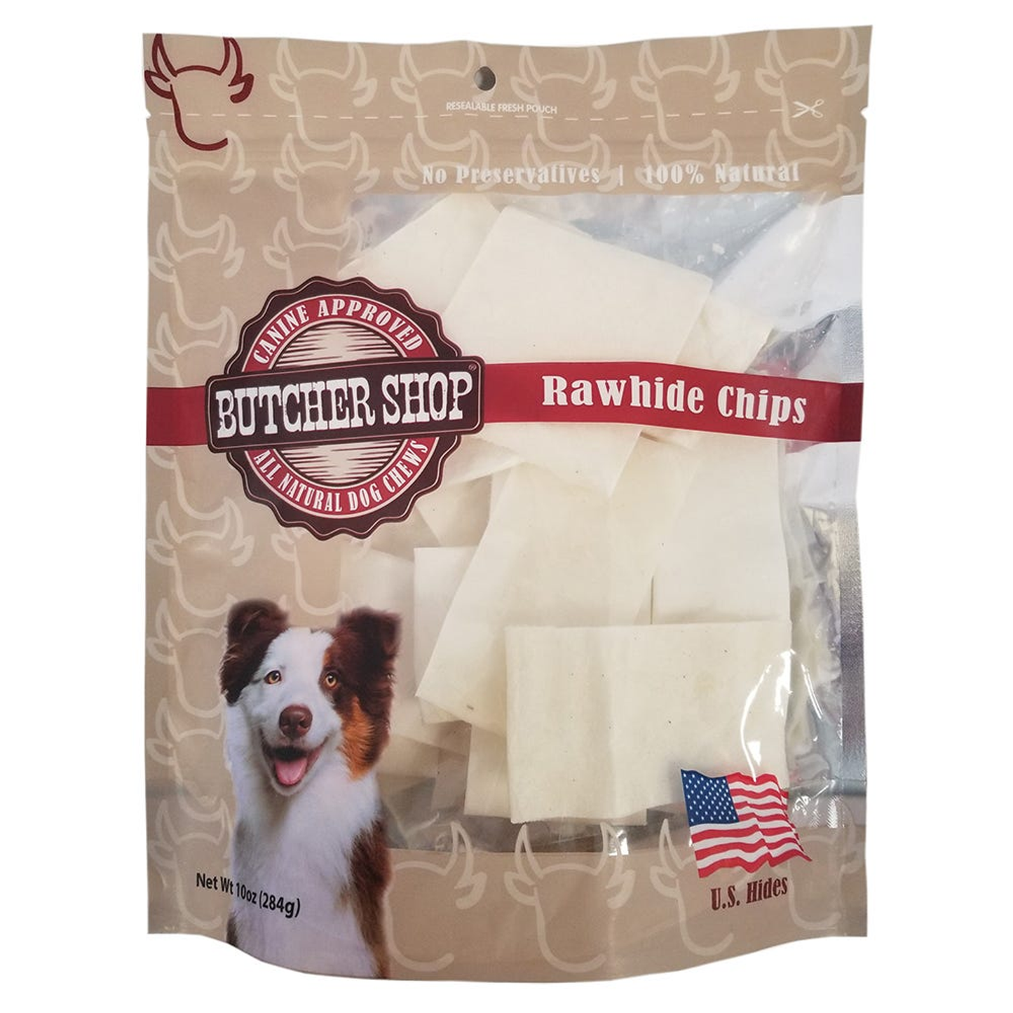 Boss Pet Rawhide Chips and Strips Dog Treats 10 oz