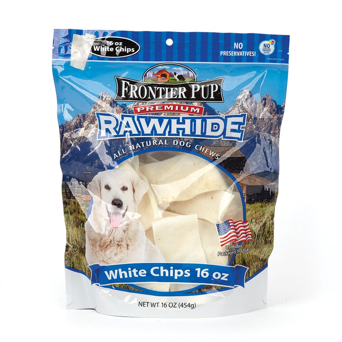 Boss Pet Rawhide Chips and Strips Dog Treats 16 oz