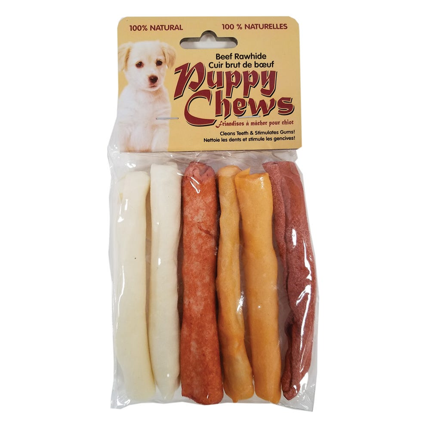 Boss Pet Assorted Flavored Dog Chews 5 Inch 6-Pack