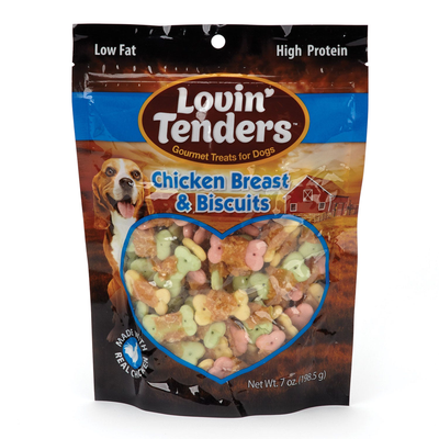 Boss Pet Chicken and Biscuits Dog Treats - 7 oz